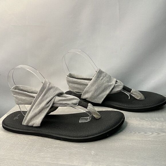 Sanuk gray women’s sandals size 10 - Picture 3 of 8